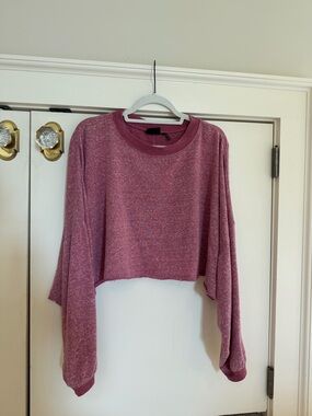 Out From Under/Urban Outfitters Cropped Long-Sleeve